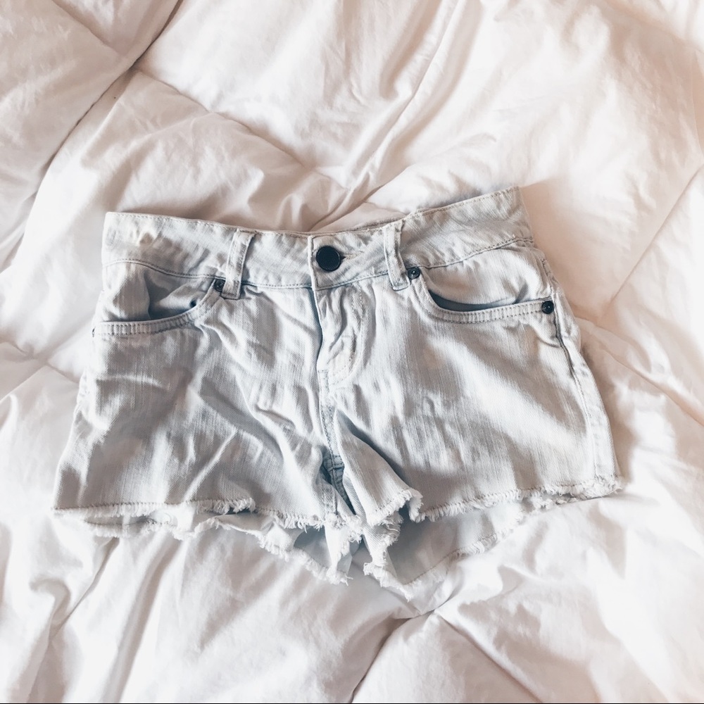 Material girl denim shorts